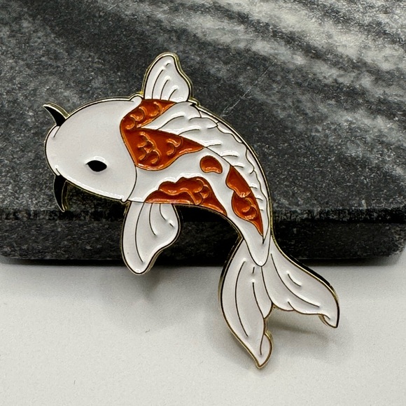 Jewelry - 3/$15 Koi Fish Enamel Pin Brooch